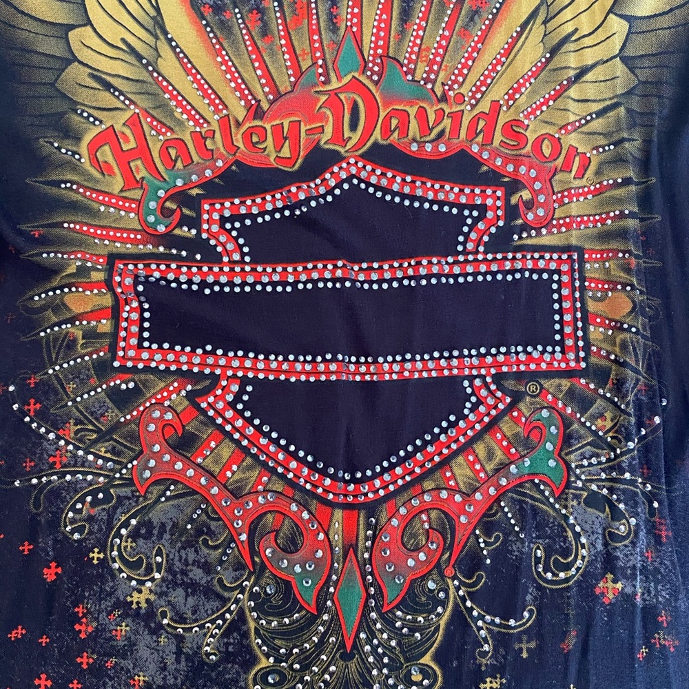 Harley Davidson Cold Shoulder Long Sleeve